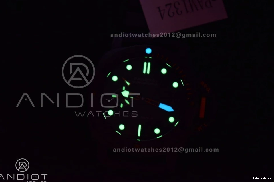 VSF Dial Carbotech Rubber Strap Edition Best 1:1 On 985 PAM1324 P Black Black WellDesigned 0308